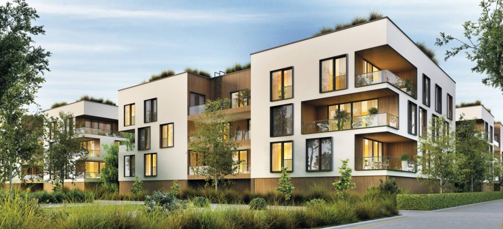 Schöne, moderne Wohnanlage im Grünen